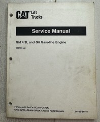 CAT Caterpillar Service Manual – GM 4.3L and G6 Gasoline Engine (2003)