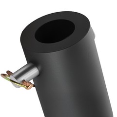 Heavy Duty 2″ Auger Adapter Female Round to Hex for Skid Steer Implement