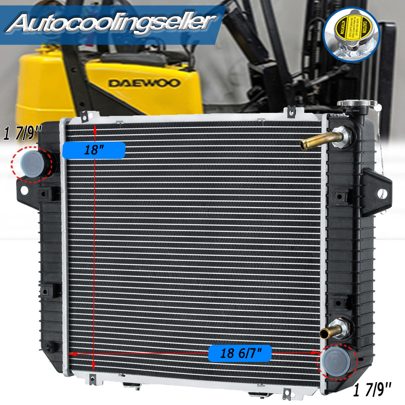 RADIATOR FITS 2012-UP DOOSAN DAEWOO FORKLIFT G20P-5 GM 3.0L LP #440211-00010