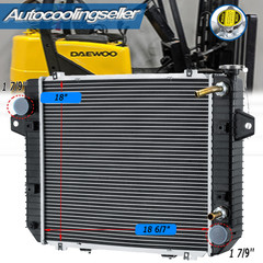 RADIATOR FITS 2012-UP DOOSAN DAEWOO FORKLIFT G20P-5 GM 3.0L LP #440211-00010
