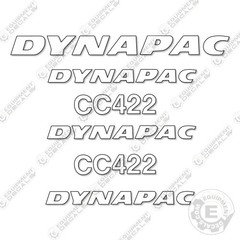 Fits Dynapac CC422 Decal Kit Pneumatic Roller Equipment Decals (CC 422)