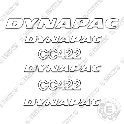 Fits Dynapac CC422 Decal Kit Pneumatic Roller Equipment Decals (CC 422)