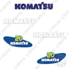 Fits Komatsu 20 Forklift Decal Kit Equipment Decals – 7 YEAR VINYL