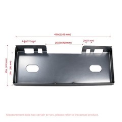 1/2″ Quick Tach Attachment Mount Plate Adapter For Skid Steer Loader Free Ship