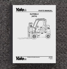 Service Parts Manual Fits Yale Forklift GLP050LX(A974)