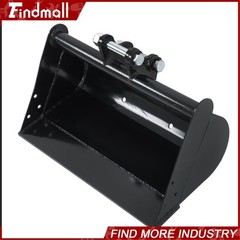 Findmall Plain Bucket Attachment 600mm For 0.8ton-1ton 1.5ton Mini Excavator