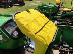 Universal Seat Covers for JD Tractors 1023E, 3025D, 3035D, No Armrests, Yellow