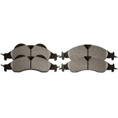 4pcs Front Ceramic Slotted Disc Brake Pads Ford Lincoln Navigator 5.4L 2007-2009