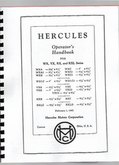 Hercules RXB RXC OXC QXA QXD WXC Engine Service Repair Manual