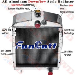 351798R92 Radiator Fits Farmall international M MD MDV MV SUPER M SUPE