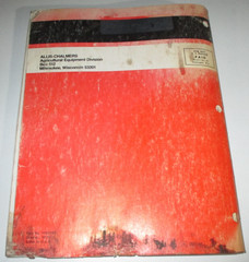 Allis Chalmers Gleaner L Combine Operators Manual 10-75 (s/n 9001 & up) ORIGINAL