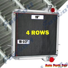 4Row Radiator For Case Backhoe 570LXT 580SL 586E 590SL P70 P85 234876A1/234876A2