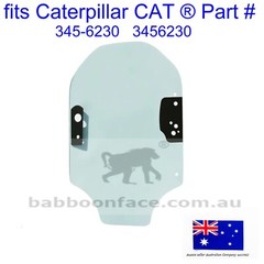 fits Caterpillar CAT Door Glass 345-6230, 3456230 297D2XHP 299D2XHP 299D2 299DR