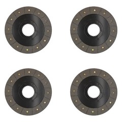 Set of 4 New Brake Discs Fits Massey Ferguson 135, 165, 175, 180, 235, 255, 265,