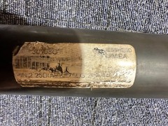 Jesshend 30793GT Pin Shaft 2.25 inches Diameter 31-5/8 inches Length