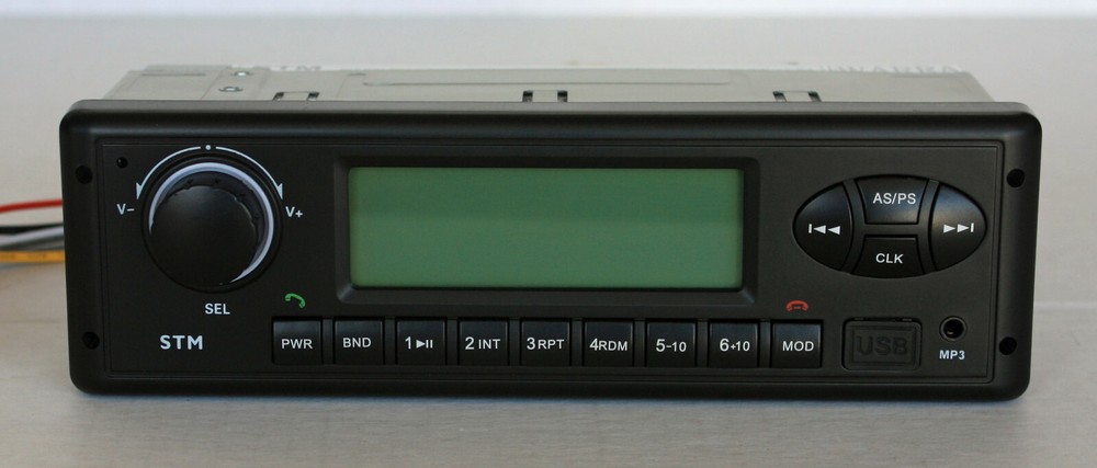 24 volt radio for Linkbelt Excavator / Trackhoe AM/FM/WB/USB/Aux/Bluetooth