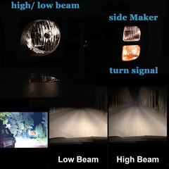For 2002 2003 2004 Nissan Xterra XE Headlights with Bulbs Black Amber, Pair