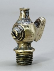 Antique Brass Petcock Valve Hit Miss Engine Steam Air Tractor 1/2″ OD Thread