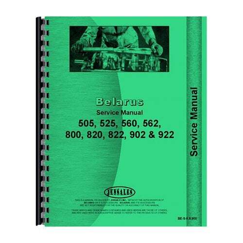 Service Manual fits Belarus 505 525 560 562 800 802 820 822 902 922