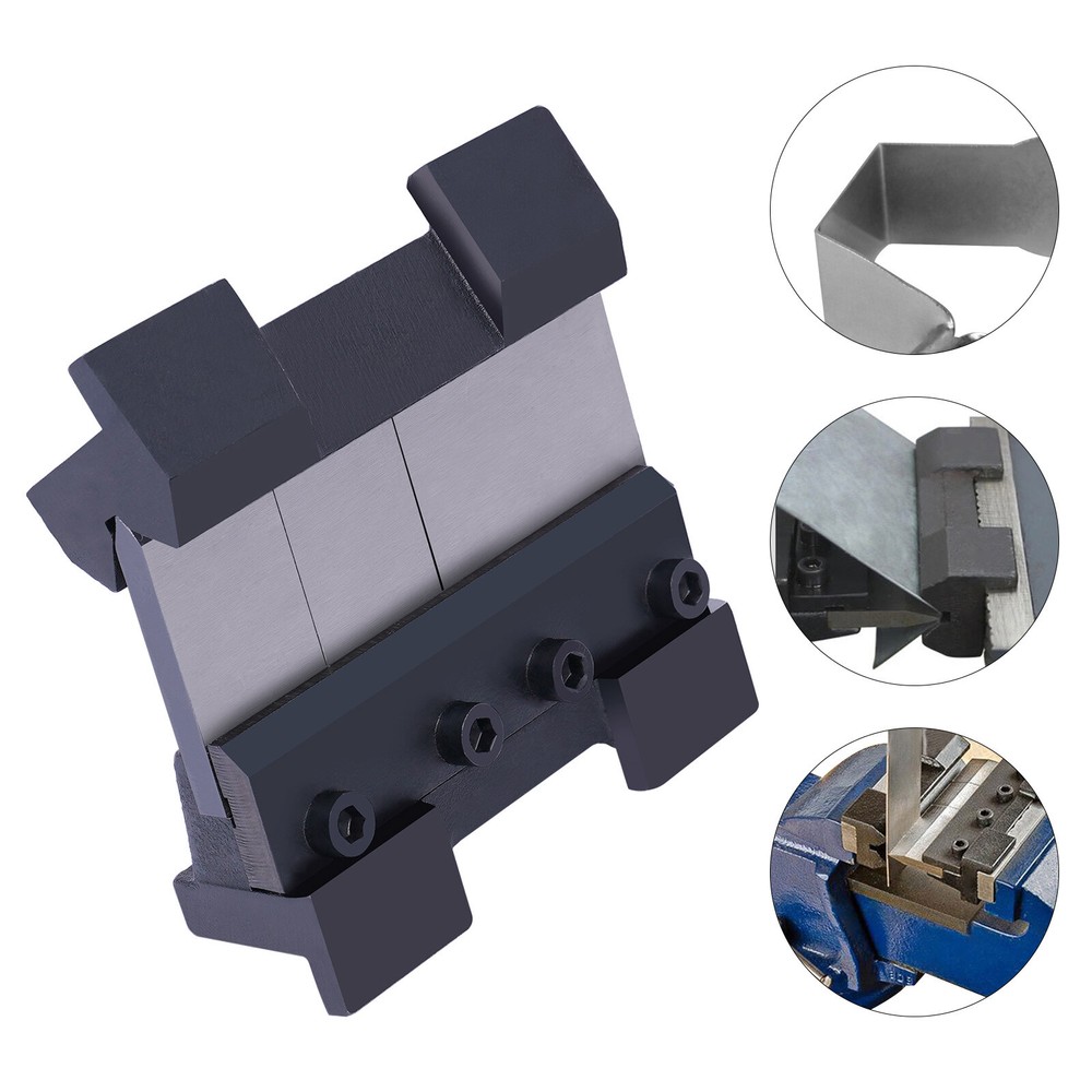 Heavy Duty Vise Mount Metal Brake Bender Attachment 2-Magnet 0-90° Bending 4″