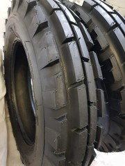6.00×16, 6.00-16, (2 TIRES + 2 TUBES) 8 PR ROAD CREW KNK-33 Tractor Tires