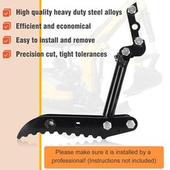 L-Shaped Bracket Hydraulic Thumb Clip For Mini Excavators Attachments 3-Holes