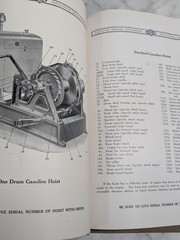 CLYDE IRON WORKS DUPLICATE PARTS FOR HOISTS SERIAL NO 7953 CATALOG MANUAL LIST