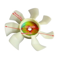 For Kubota V3300 V3600 V3800 M6800 M105SC M8200 Engines Radiator Fan 1C010-74110