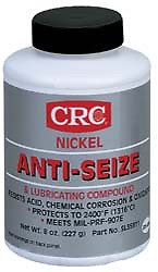 CRC 8 oz Bottle High Temperature Anti-Seize Lubricant Nickel, -95 to 2,400�F,…