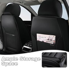 2 Seat Covers Front Only for Sonic 2012-2020 Classic Black