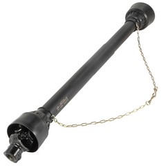 VEVOR PTO Shaft PTO Driveshaft for Tractor 1-3/8″ Spline/Round Ends 39-55″ Black