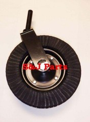 Tail Wheel Assembly 15″-1 1/4″ Yoke with Built in hub 3/4″ -Rhino,Hardee, Kubota