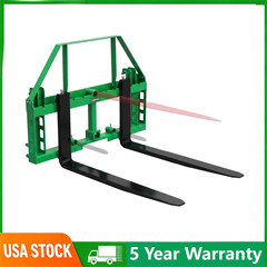 4000 LBS Pallet Fork Frame w/48″ Fork Blades JD Tractors 49″ Skid Steer Pallet