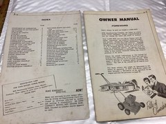 1955 Lawn-Boy Owners Manual Model C10 Iron Horse Engine 18” & 20”