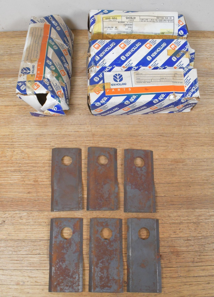 LOT of 24 NOS Genuine New Holland 766727 Blades Made in West Germany