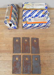 LOT of 24 NOS Genuine New Holland 766727 Blades Made in West Germany