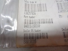 Kubota O-Ring 04811-10310