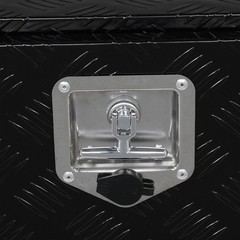 24 “Aluminum Five Pattern Toolbox Single Lock Black