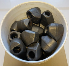 NEW KENNAMENTAL C-10 ROCK AUGER TOOTH POCKETS / MADE IN THE UNITED STATES