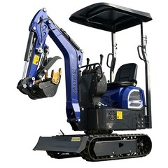 Free delivery unloading. 1-ton mini excavator, 13.5hp EPA engine, 3 accessories