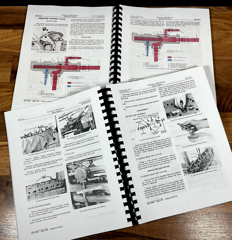 Service Manual fits John Deere 4010 4020 Tractor Technical Repair Shop SM2039
