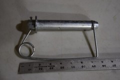 6 PC LOT PTO Lock Pin 1″ Diameter 5-1/2” Useable Length FREE SHIPPING