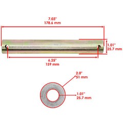 6730702 6730701 Undercarriage Keyed Pin Kits For Bobcat MT50 MT52 MT55 MT85
