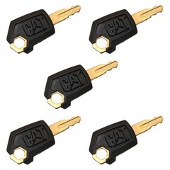 (5) Keys Fits Caterpillar Heavy Equipment Ignition Key 5P8500