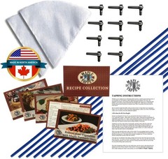 Maple Syrup Tree Tapping Kit – 10 Spiles + 10 3′ Tubes + 2 1- QT Maple Sap Fi…