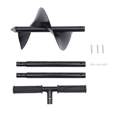 Manual Garden Hole Digging Drill Bit, T-shaped Hand Drill Auger Post Hole Digger