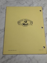 MACK TRUCKS TRL10760 TRL10780 MAXITORQUE TRANSMISSION SERVICE MANUAL 5 SPD 1982