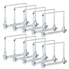 10 Count 1/4″ Locking Hitch Pins – Rust-Resistant Trailer Accessories