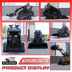13.5HP Mini Skid Steer Twin cylinde Tracked Loader Three Pumps New Upgraded