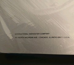 International Harvester 1985 3088 3288 3688 Tractor Operator’s Manual New Sealed